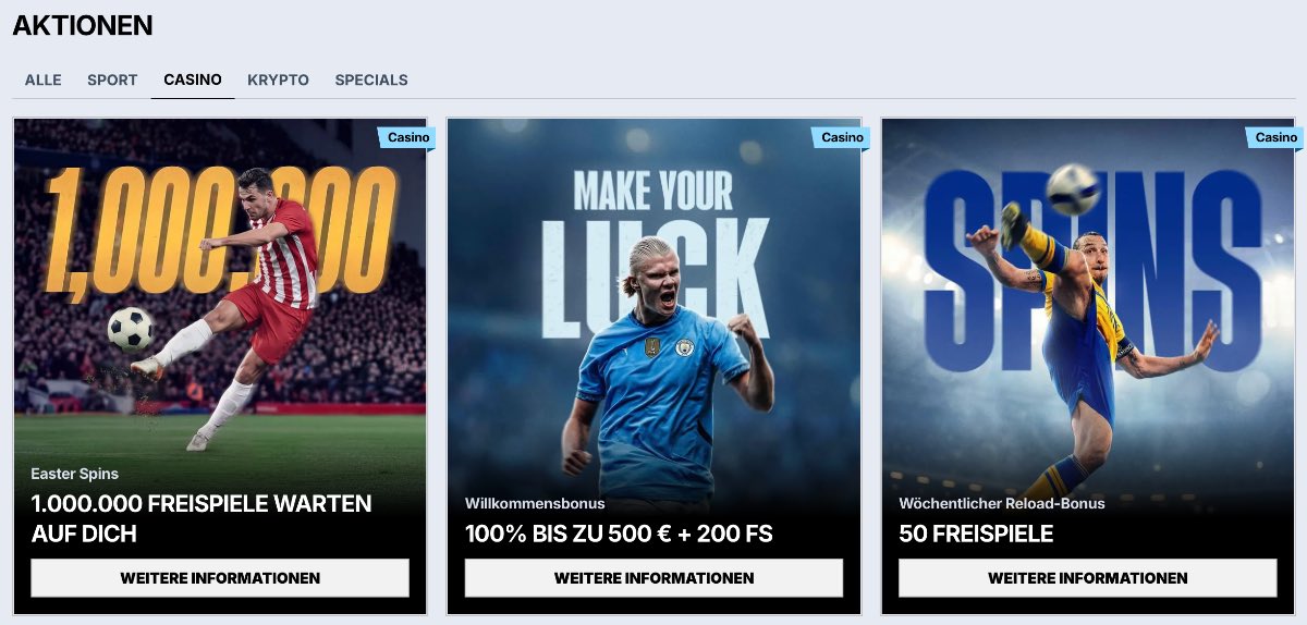 Zoccer Casino Bonusangebote